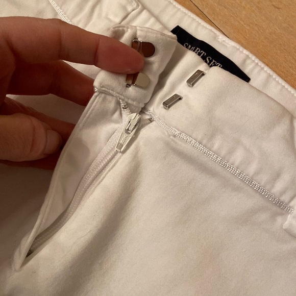 💫4/$30 SMART SET White Skinny Ankle Pants - Picture 5 of 9